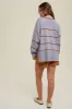 Blue Striped Sweater With Side Slits sold by Pinkblush