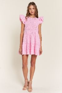 Pink Baby Doll Mini Dress sold by Pinkblush