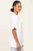 Ivory Oversized Basic Tee sold by Pinkblush