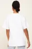 Ivory Oversized Basic Tee sold by Pinkblush