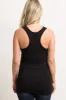 Black Fitted Maternity Tank Top sold by Pinkblush