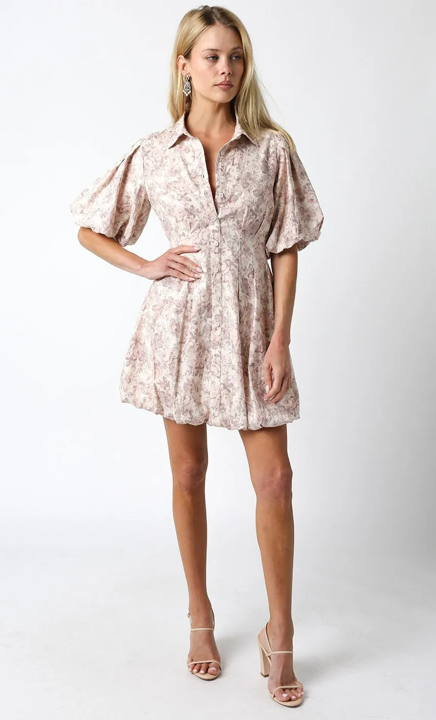 Light Blush Printed Dress sold by Pinkblush product image thumbnail 4