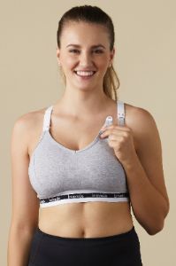 Heather Grey Bravado Designs Original Full Cup Nursing Bra sold by Pinkblush