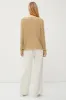 Olive Knit V-Neck Long Sleeve Top sold by Pinkblush