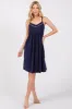 Navy Drop Front Maternity Nursing Dress sold by Pinkblush