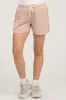 Beige Vintage Wash Maternity Drawstring Shorts sold by Pinkblush