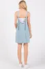 Blue Denim Side Pocket Overall Dress sold by Pinkblush
