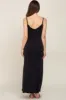 Black Sleeveless V-Neck Maternity Maxi Dress sold by Pinkblush