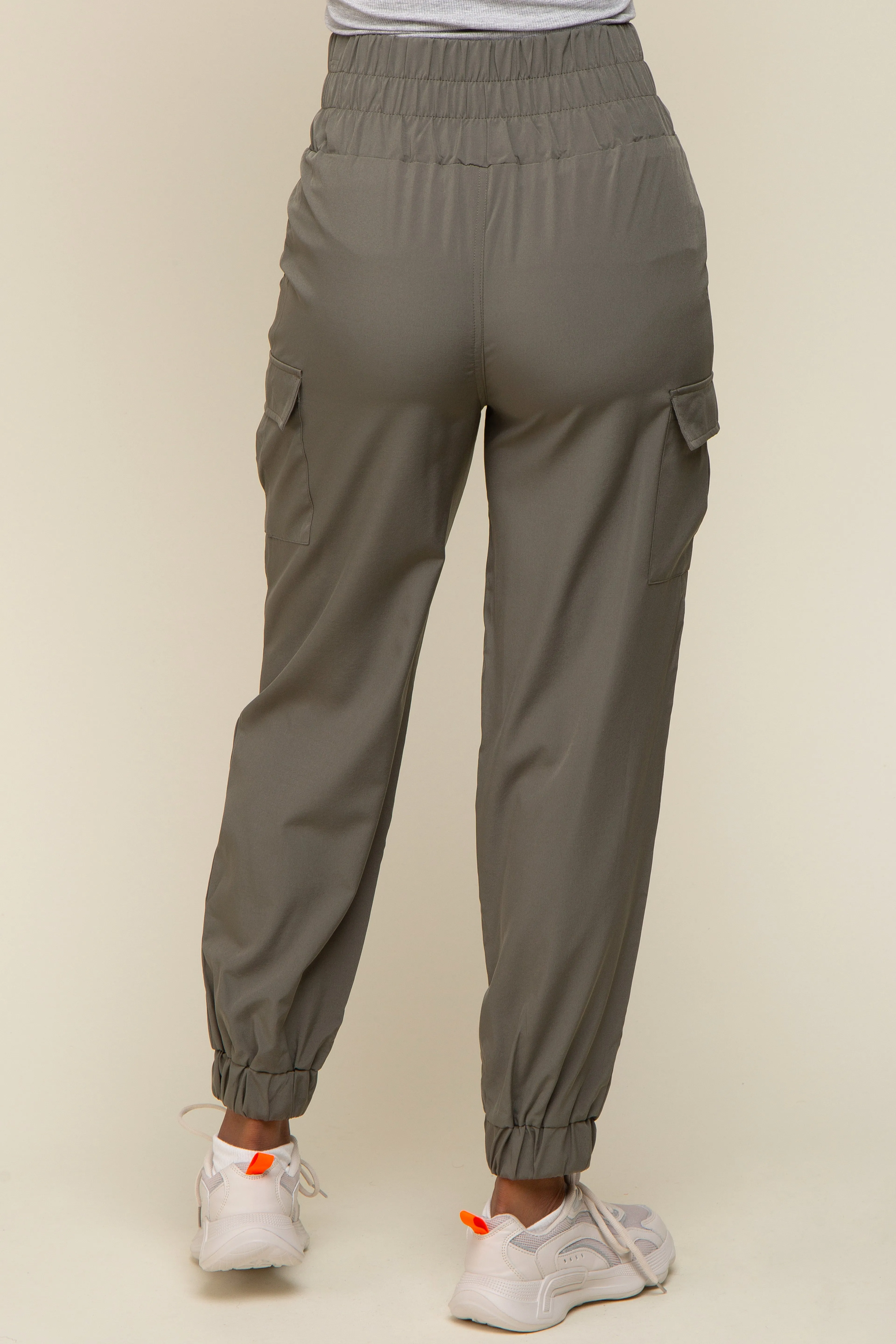 Olive Cargo Pocket Joggers sold by Pinkblush product image thumbnail 4