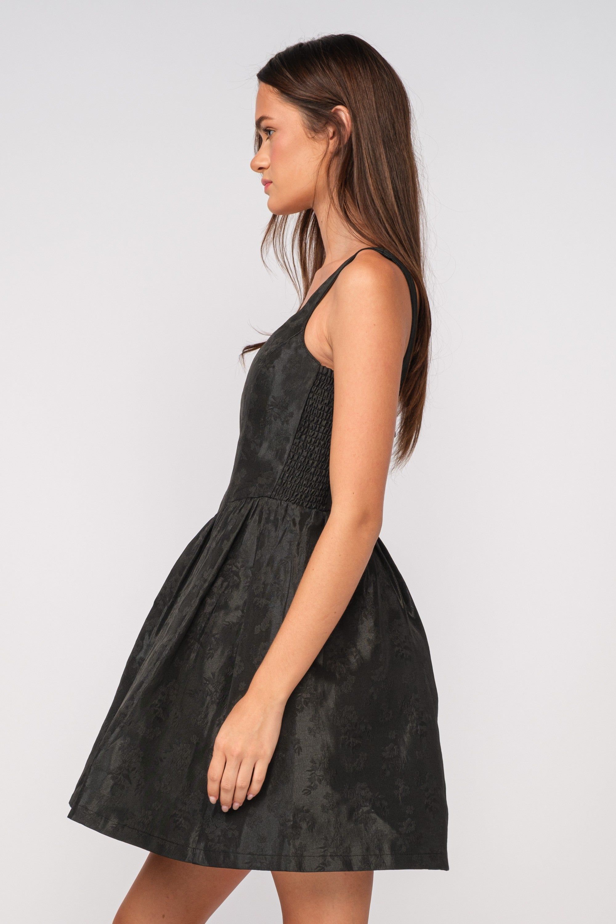 Black Textured Dress sold by Pinkblush product image thumbnail 2