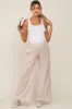 Beige Soft Fleece Wide Leg Maternity Lounge Pants sold by Pinkblush