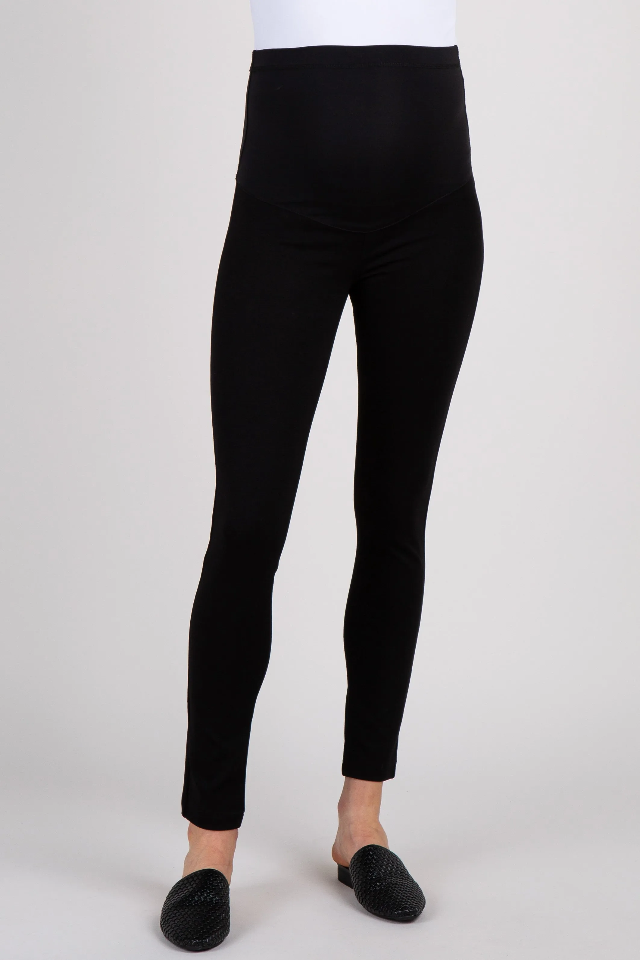 PinkBlush Black Skinny Maternity Pants sold by Pinkblush product image thumbnail 2