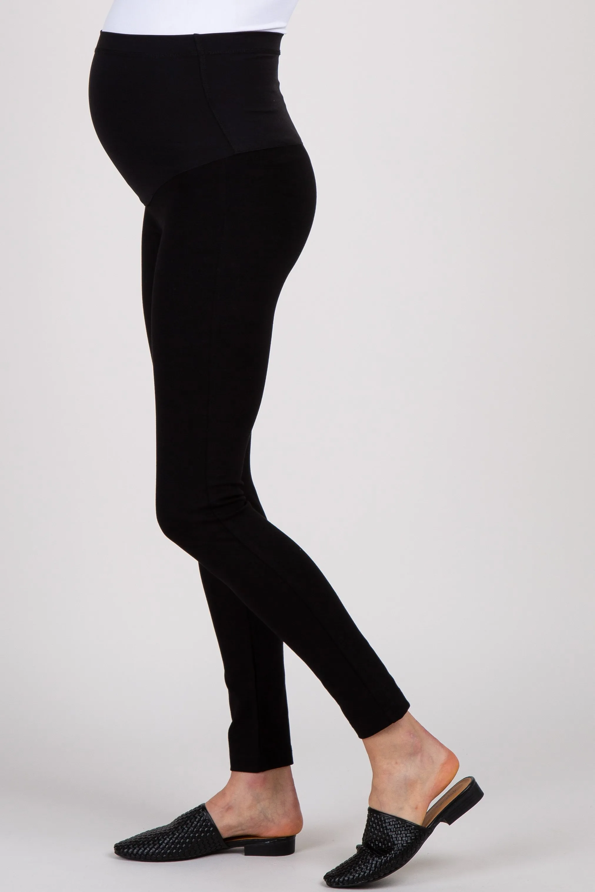 PinkBlush Black Skinny Maternity Pants sold by Pinkblush product image thumbnail 3