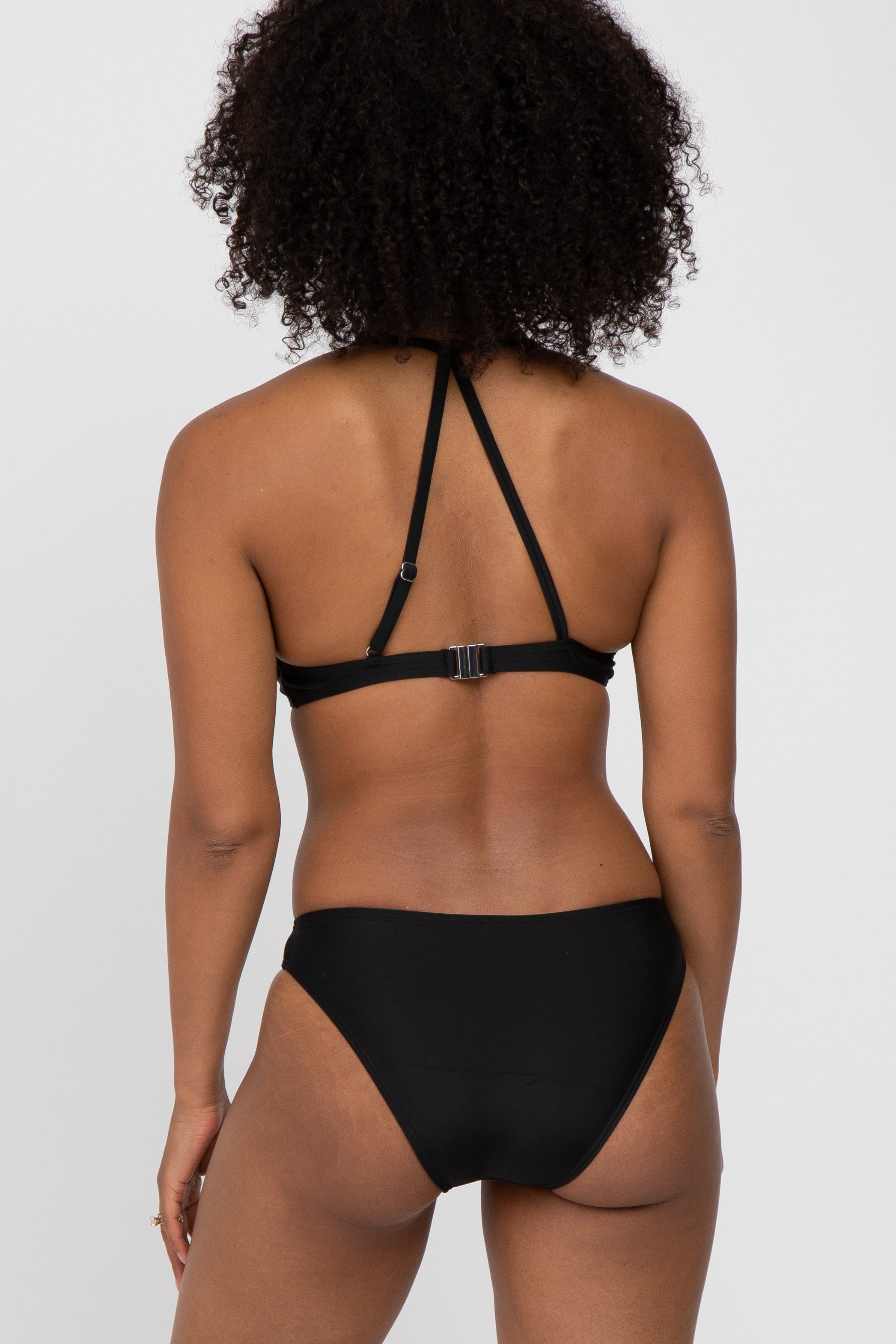 Black Strappy Two-Piece Bikini Set sold by Pinkblush product image thumbnail 3