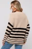 Beige Striped Maternity Sweater sold by Pinkblush