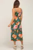 Olive Floral Square Neck Ruffle Midi Dress sold by Pinkblush