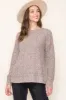 Brown Pattern Knit Sweater sold by Pinkblush