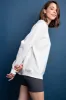 Ivory Pullover Terry Crewneck sold by Pinkblush