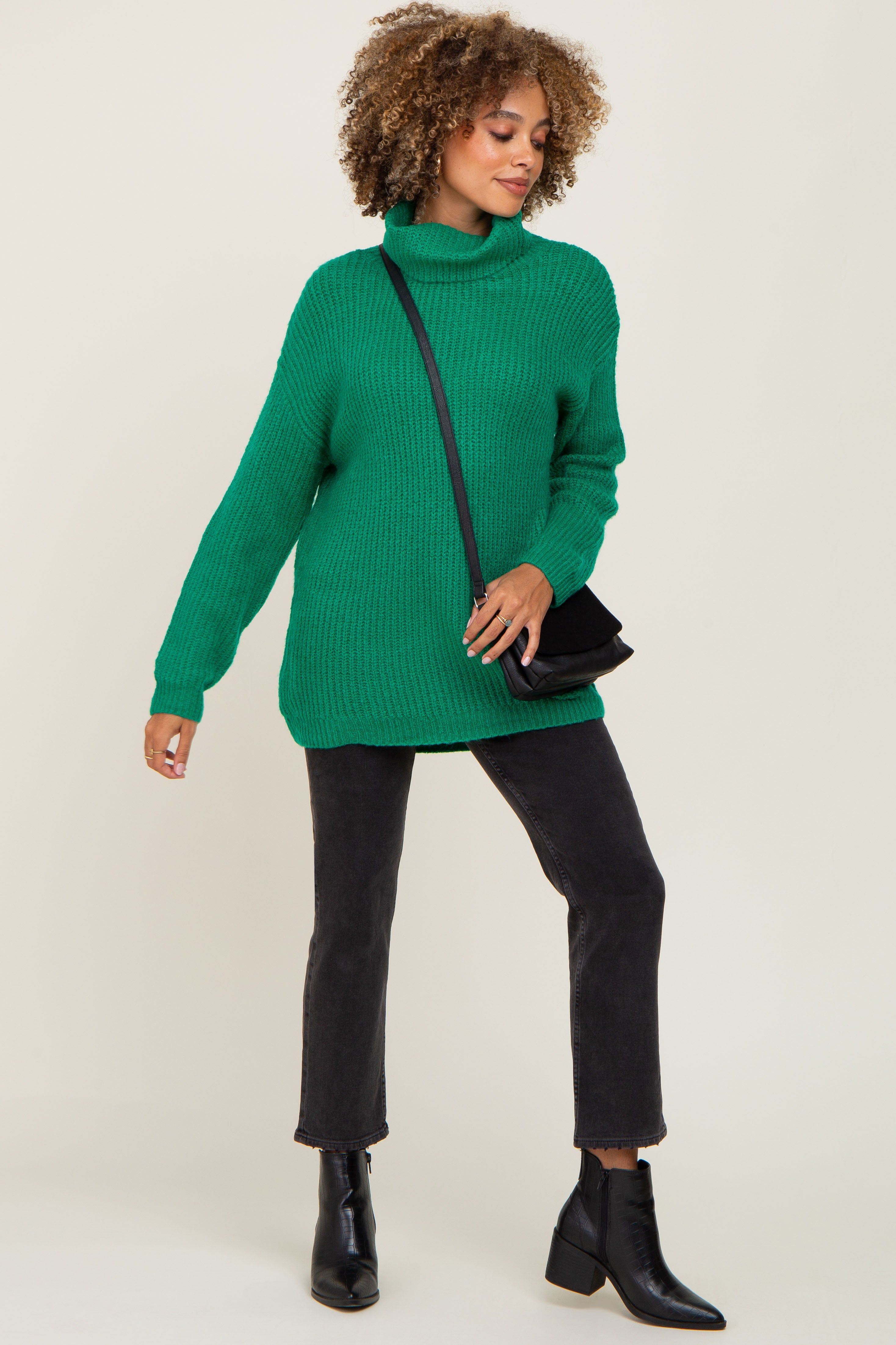 Green Soft Knit Cutout Back Sweater sold by Pinkblush product image thumbnail 4
