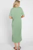 Green Shift Midi Dress sold by Pinkblush