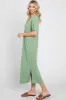 Green Shift Midi Dress sold by Pinkblush