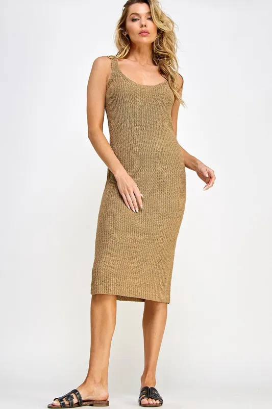 Camel Knit Dress sold by Pinkblush