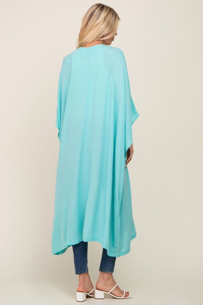 Mint Green Open Front Long Coverup sold by Pinkblush product image thumbnail 3