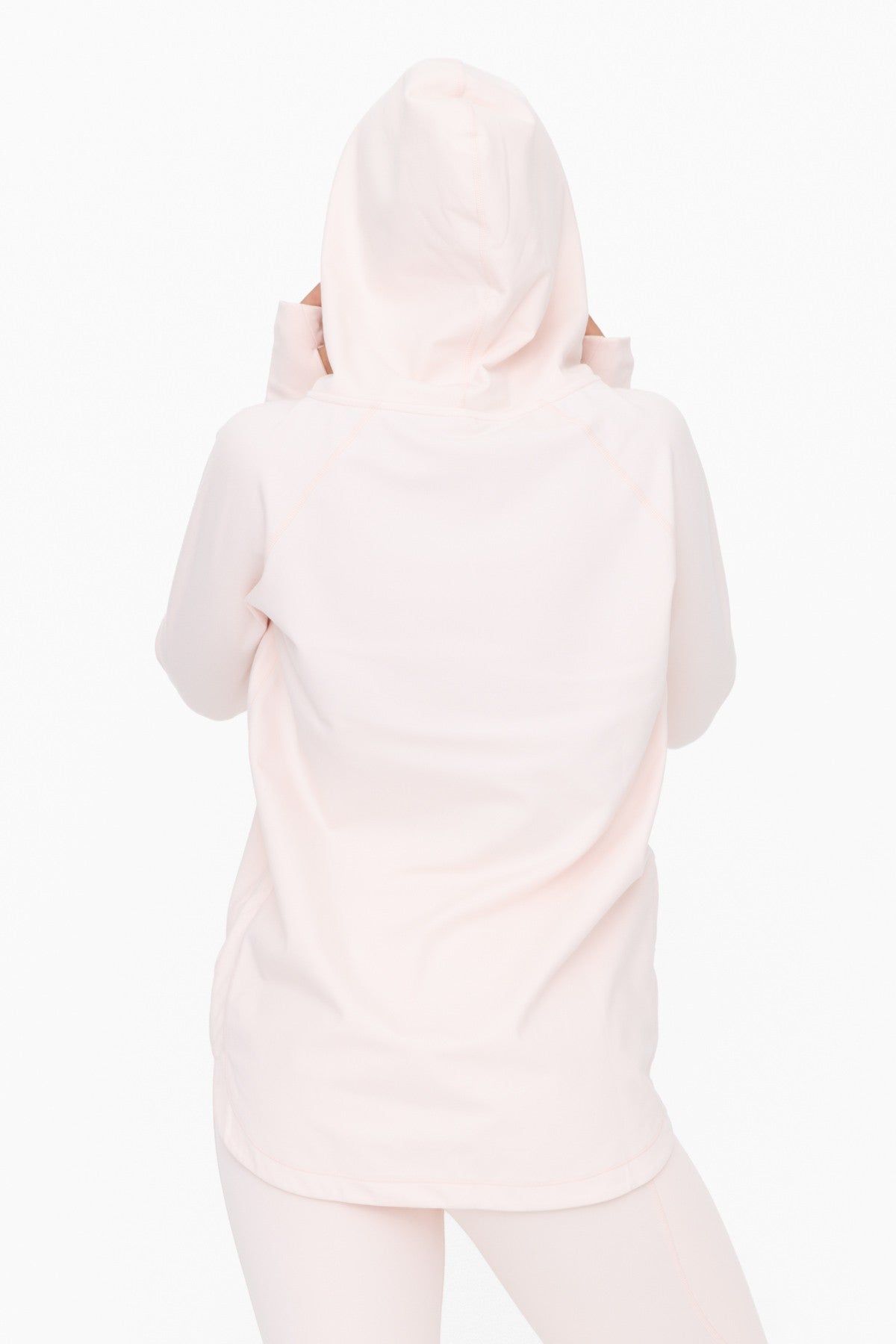 Light Pink Hooded Long Sleeve Active Top sold by Pinkblush product image thumbnail 3