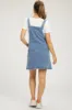 Navy Denim Maternity Overall Dress sold by Pinkblush