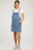 Navy Denim Maternity Overall Dress sold by Pinkblush