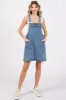 Navy Denim Maternity Overall Dress sold by Pinkblush