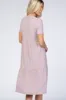 Lavender Ribbed Tiered Dress sold by Pinkblush