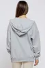 Heather Grey Hooded Maternity Jacket sold by Pinkblush