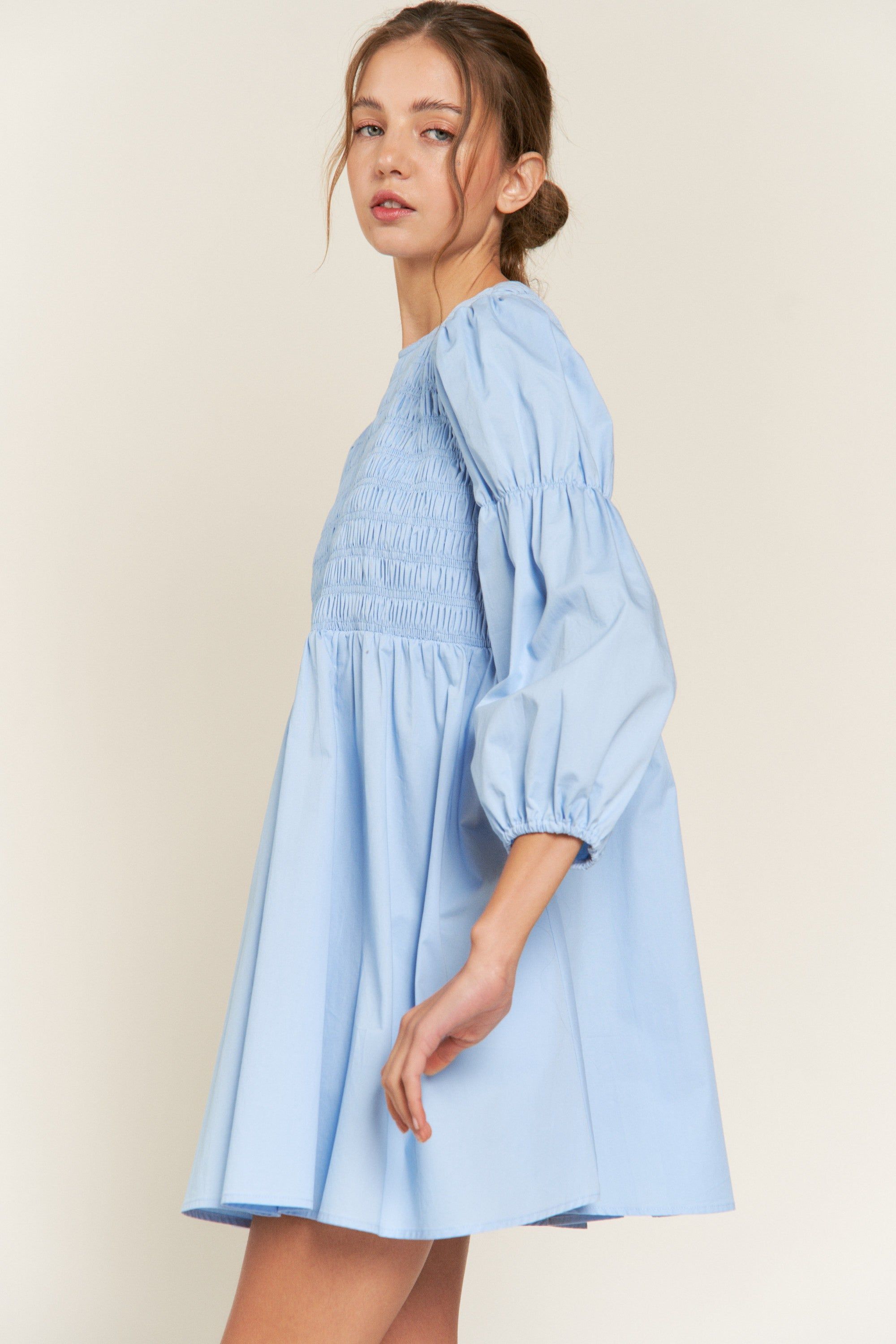 Blue White Mini Dress sold by Pinkblush product image thumbnail 2