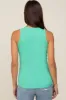 Mint Green Ribbed Basic Maternity Tank Top sold by Pinkblush