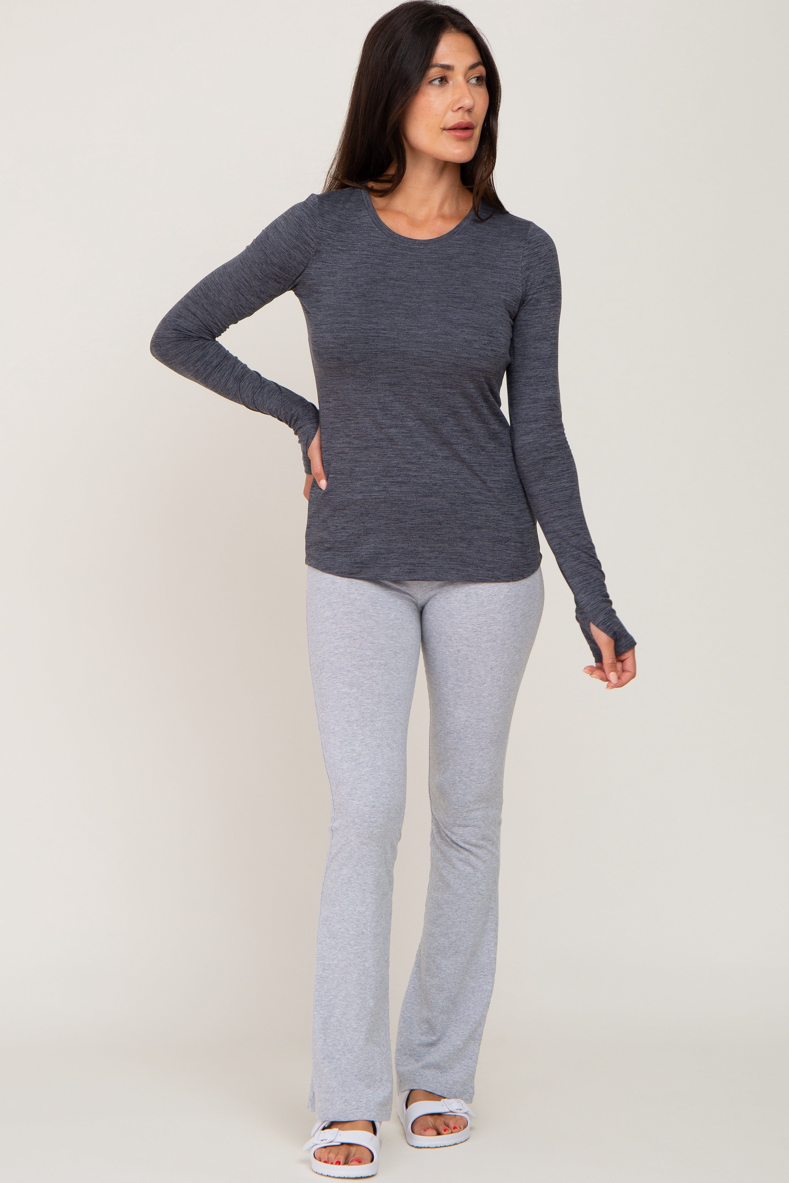 Charcoal Active Long Sleeve Top sold by Pinkblush product image thumbnail 4