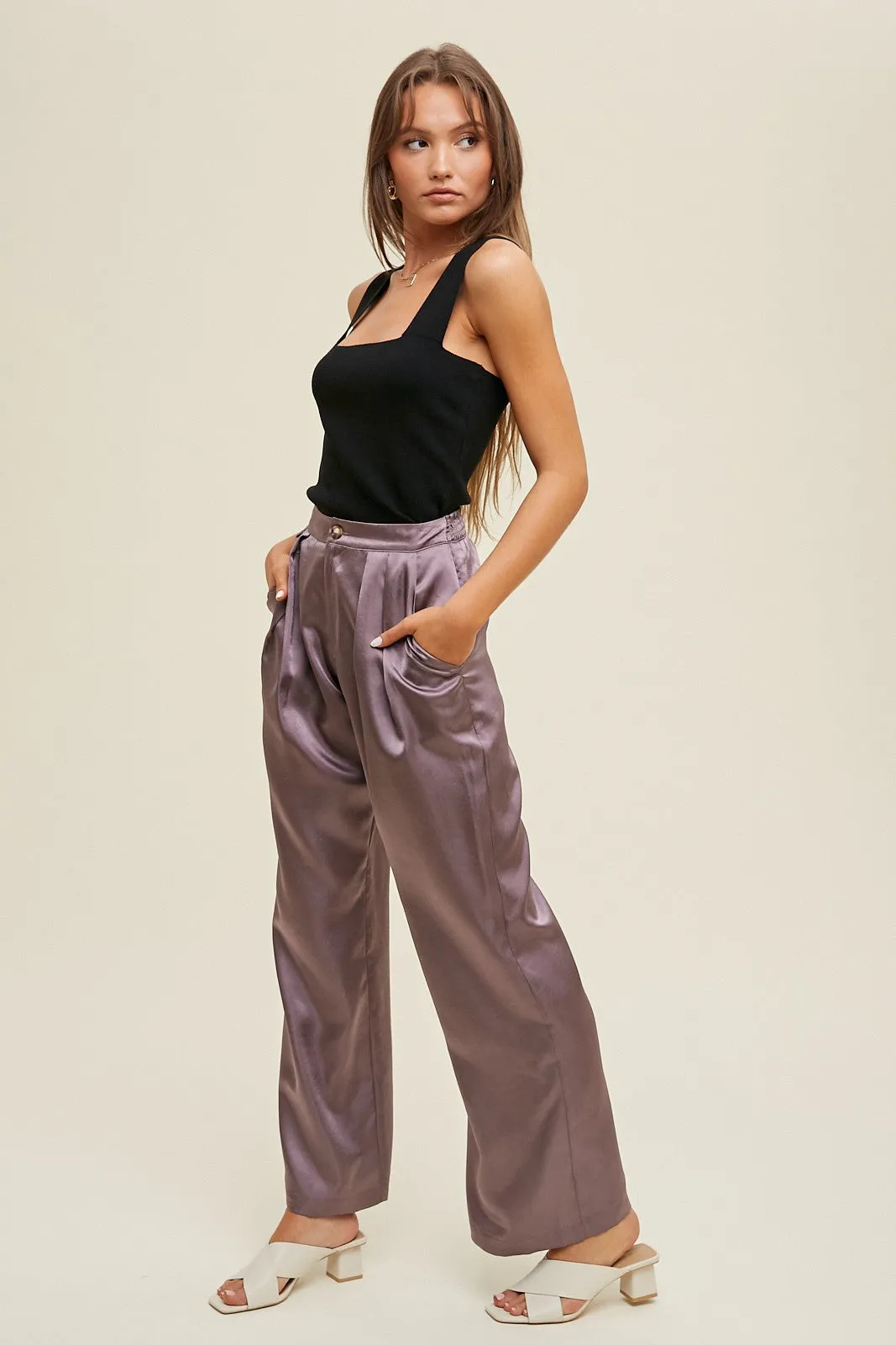 Black Square Neck Sweater Tank sold by Pinkblush product image thumbnail 3