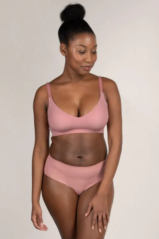 Mauve Bravado Enrich Nursing Bra sold by Pinkblush