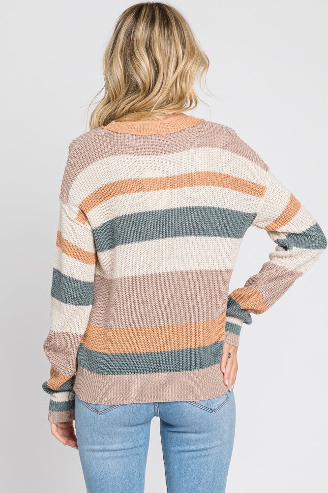 Multi-Color Striped Sweater sold by Pinkblush product image thumbnail 3