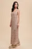 Mushroom Crochet Maxi Tank Dress sold by Pinkblush