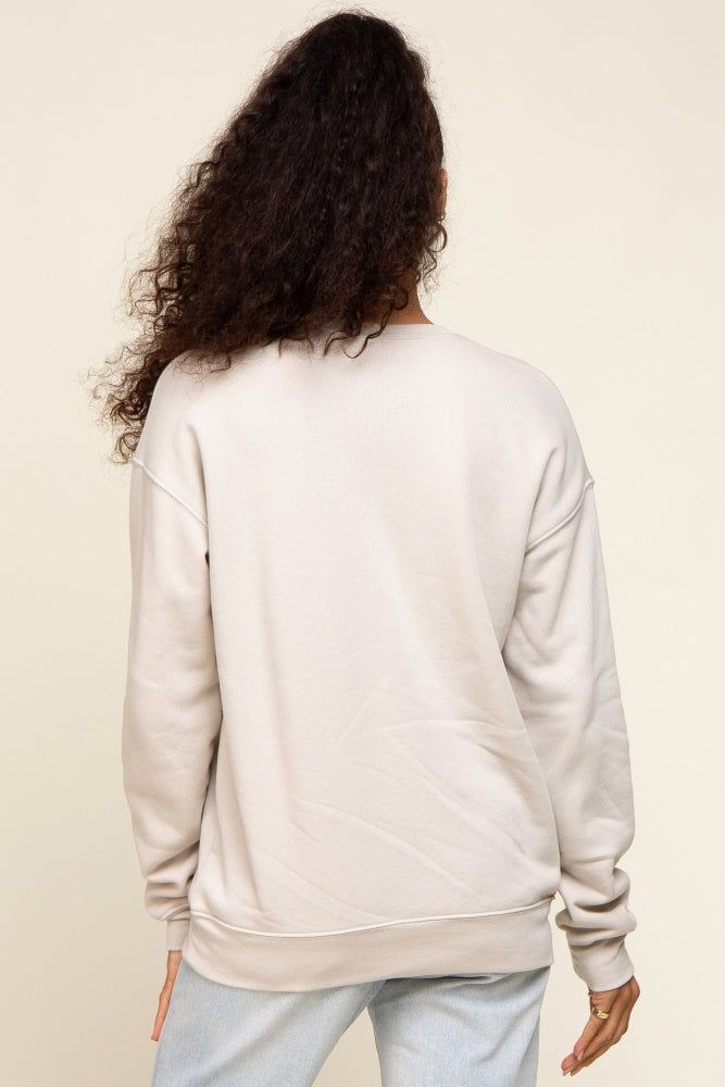 Cream Mama Graphic Pullover Sweatshirt sold by Pinkblush product image thumbnail 3