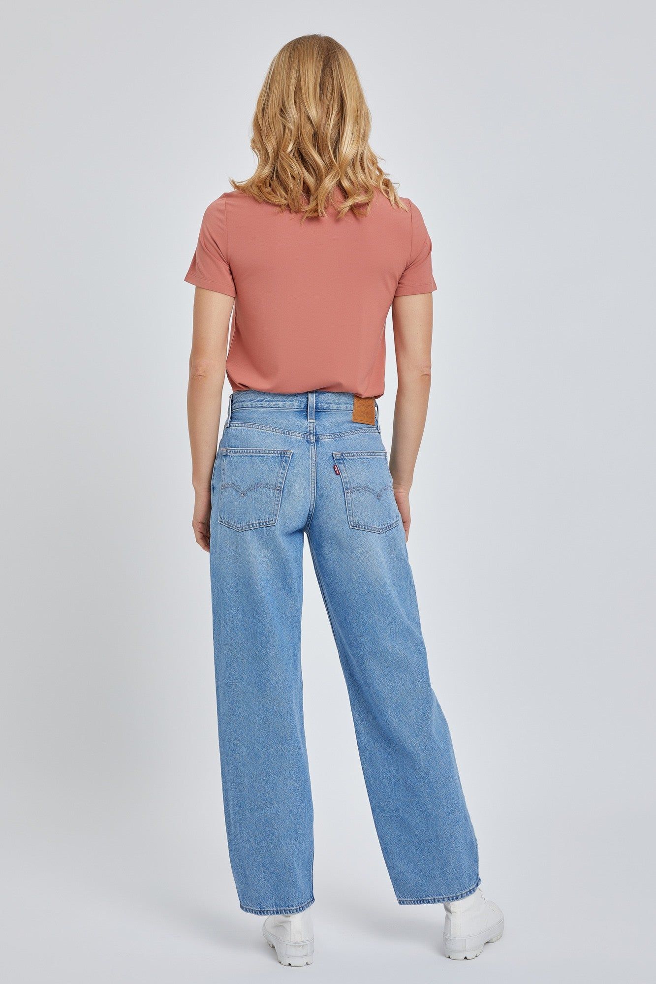 Rust Soft Knit Basic T-Shirt sold by Pinkblush product image thumbnail 3