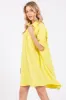 Yellow Collared Button Down Shirt Dress sold by Pinkblush