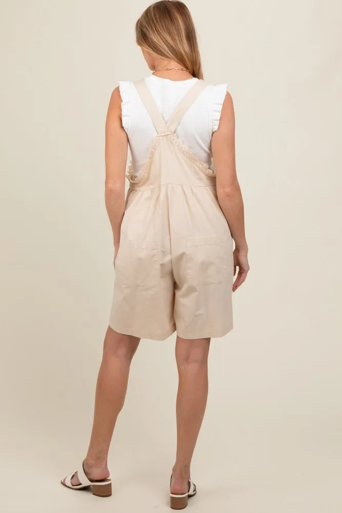 Beige Maternity Overalls sold by Pinkblush product image thumbnail 4