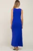 Royal Sleeveless Maternity Maxi Dress sold by Pinkblush