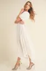 White Flowy Dress sold by Pinkblush