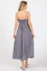 Blue Ditsy Floral Side Slit Midi Dress sold by Pinkblush