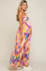 Yellow Printed Halter Maternity Maxi Dress sold by Pinkblush