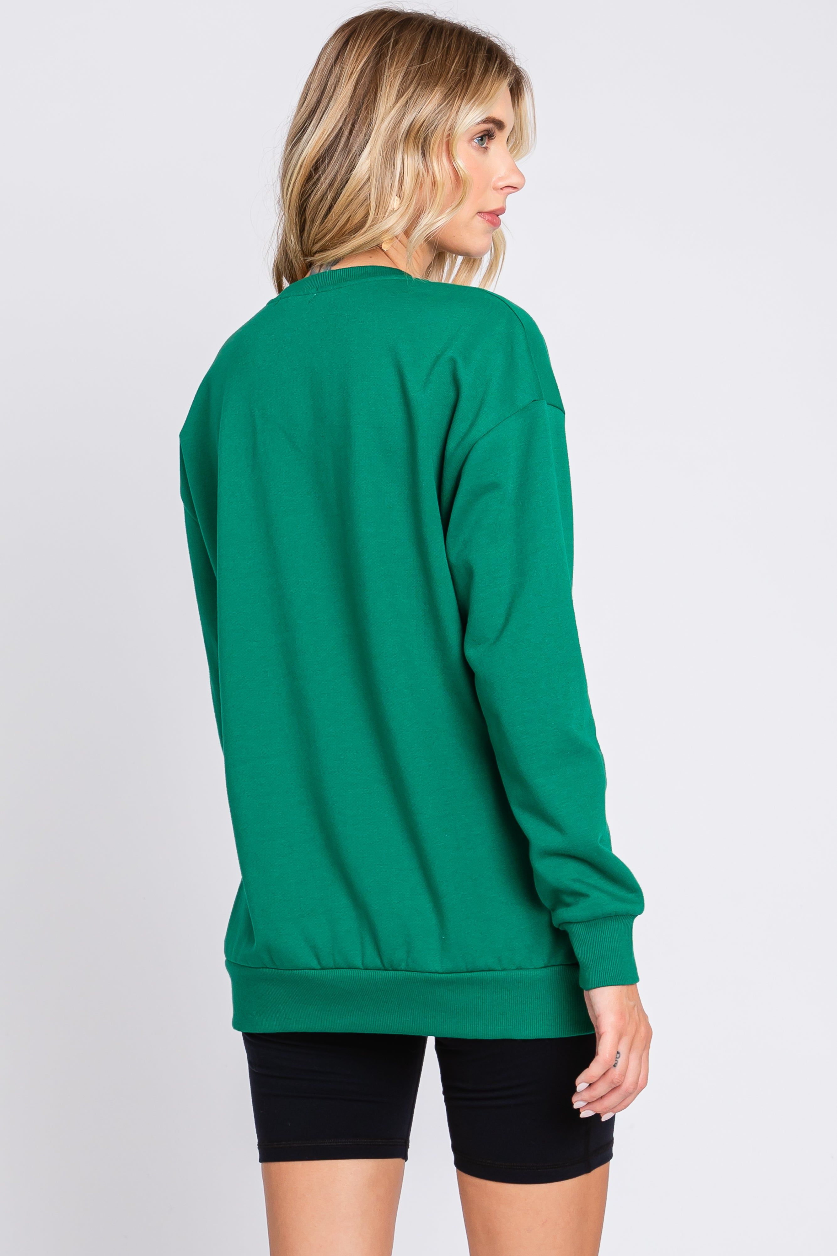 Green Pullover Sweatshirt sold by Pinkblush product image thumbnail 3