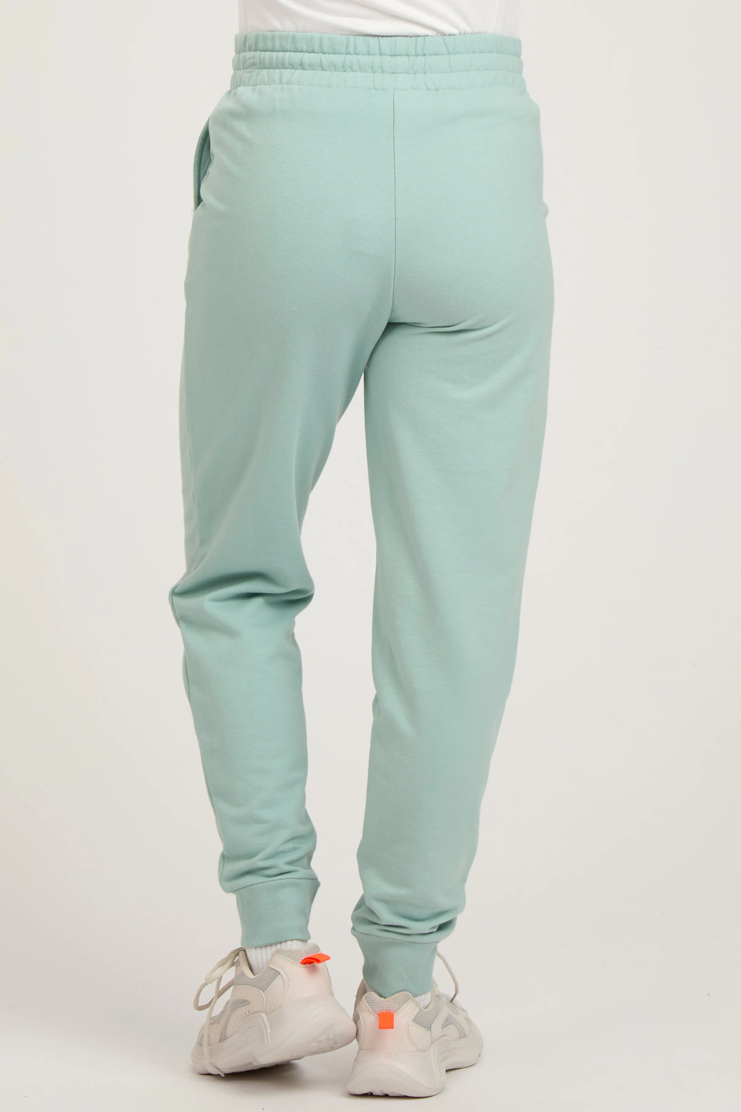 Mint Green Basic Drawstring Maternity Sweatpants sold by Pinkblush product image thumbnail 4